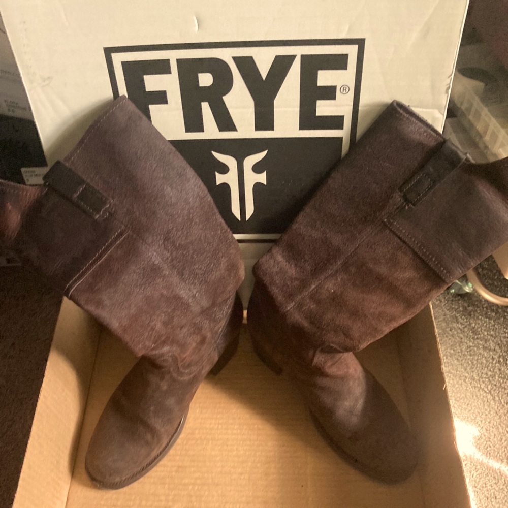 FRYE Boots - Dark Brown Leather